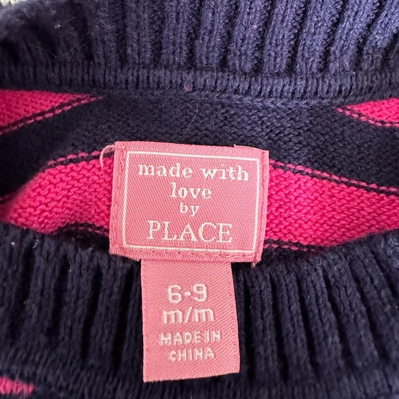 Place sweater Multicoloured striped dress - Picture 2 of 4